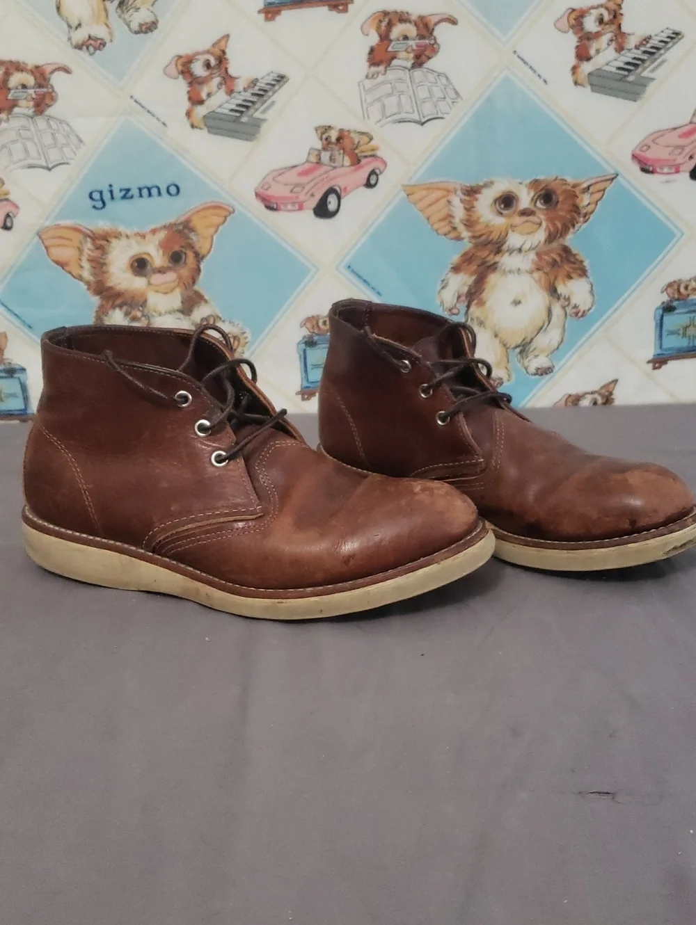 Red Wing 3141 Shoes Brown Leather Chukka Boots with Cream Soles